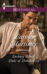 carole mortimer's zachary black duke of debauchery